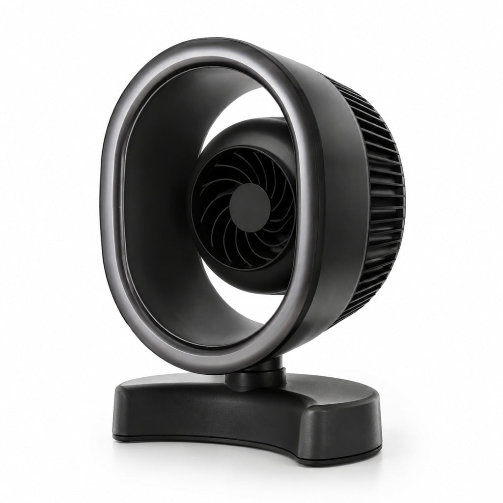 Ventilateur circulateur Serein – Ventilation de table compacte noire