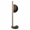 Lampadaire LED Eclipse Verticale – Éclairage design noir contemporain