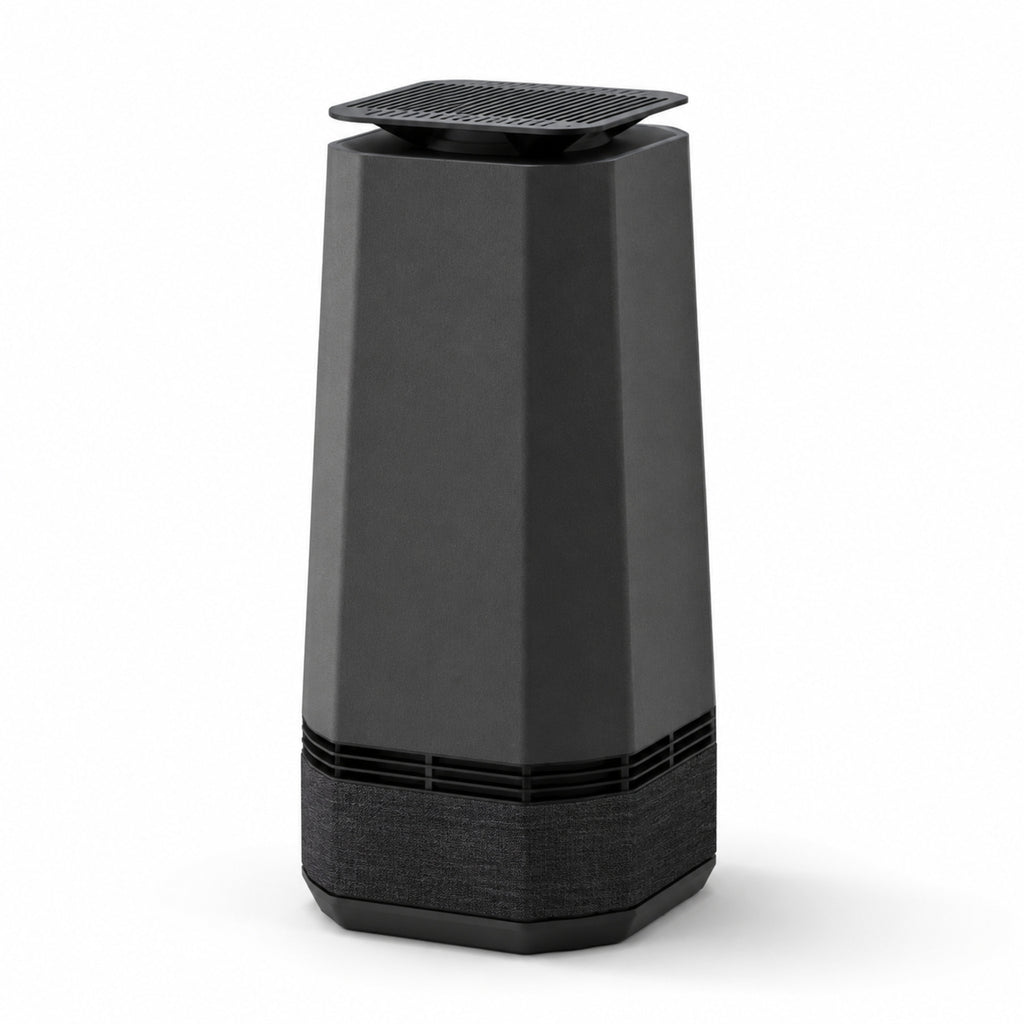 Purificateur d’air Basalte – Filtration compacte design graphite