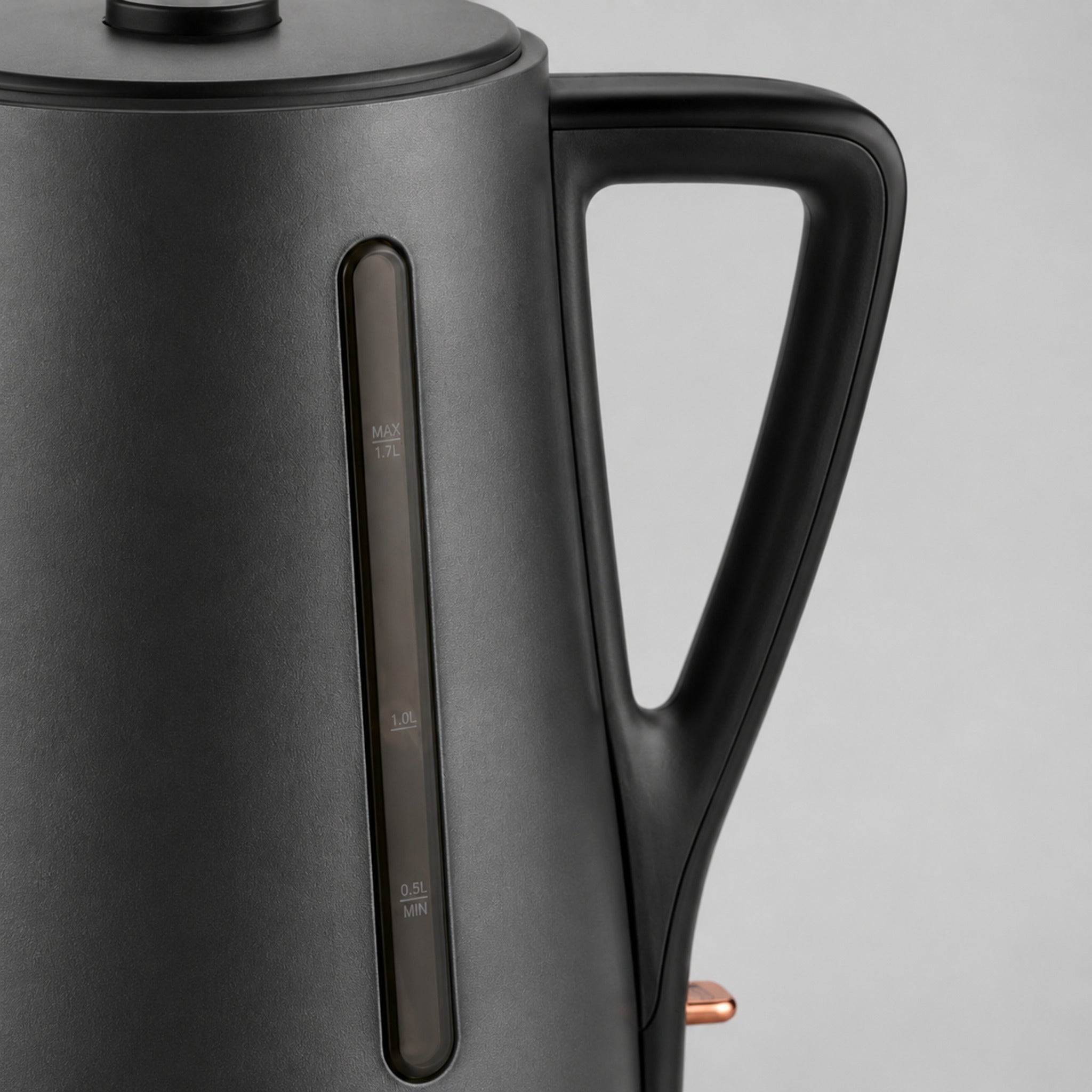 Bouilloire électrique Ardoise 1,7 L – Inox noir design