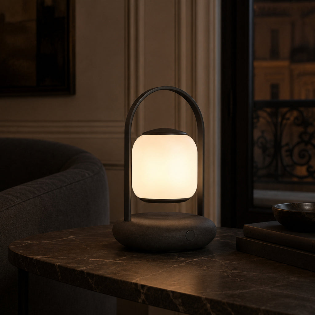 Lampe nomade rechargeable Sillage – Éclairage LED portable noir