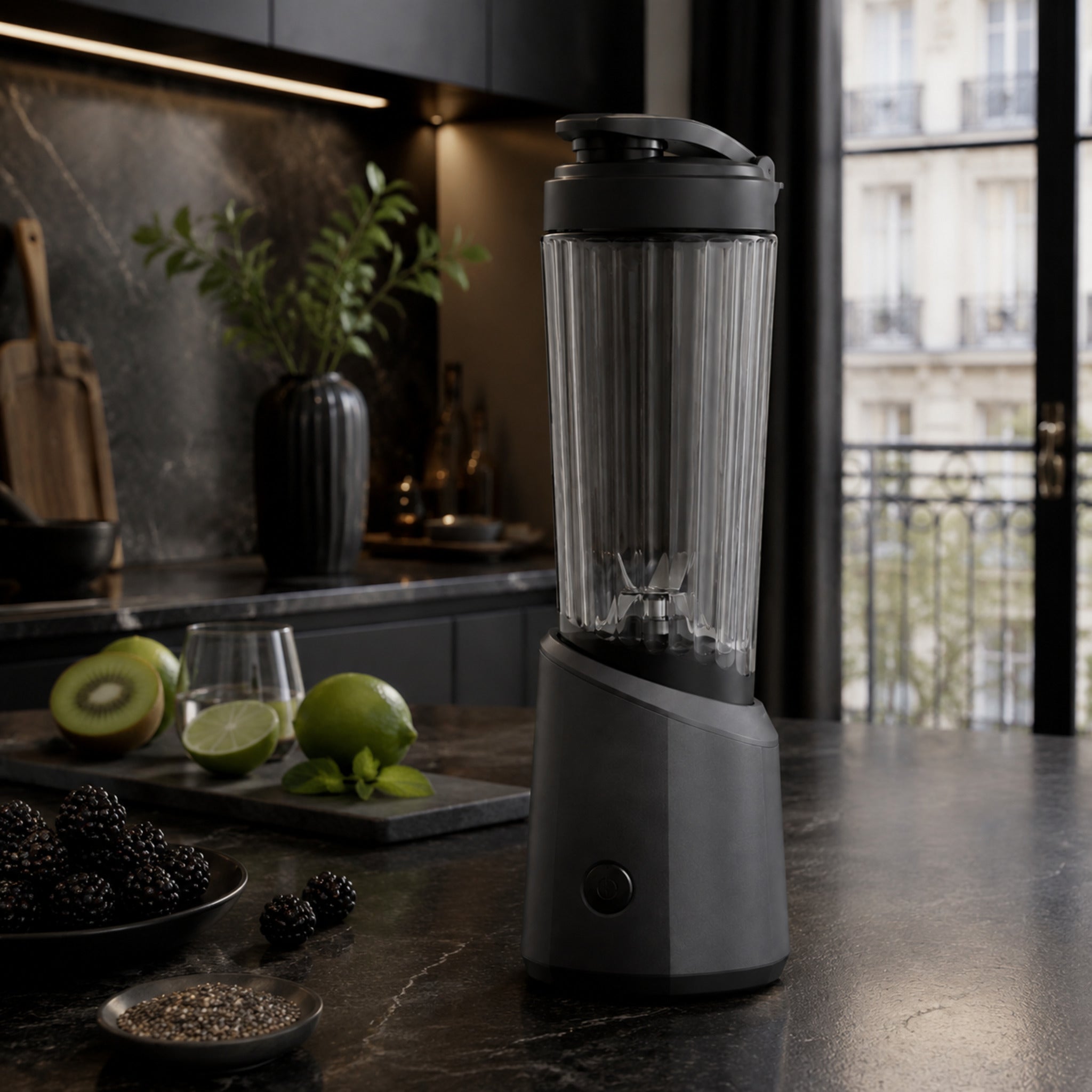 Mixeur compact Graphite – Blender individuel avec gourde
