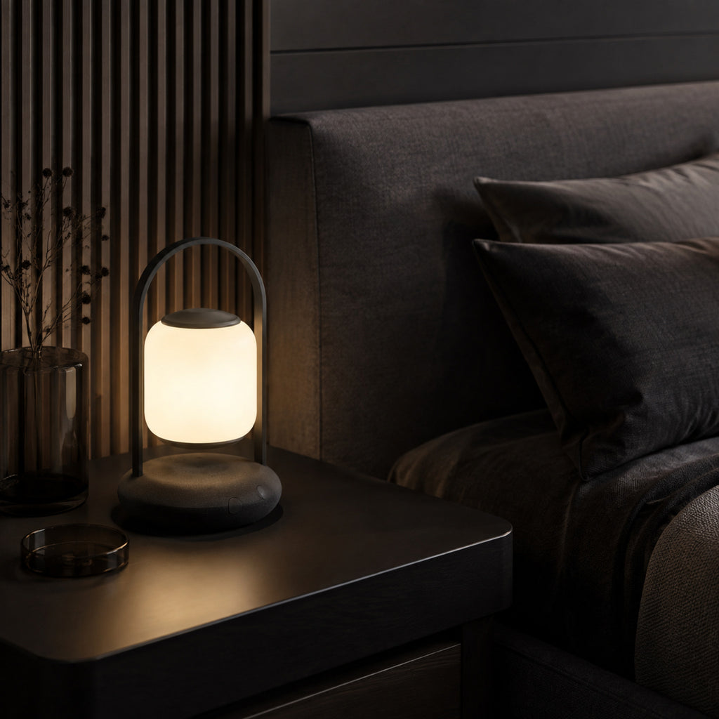 Lampe nomade rechargeable Sillage – Éclairage LED portable noir