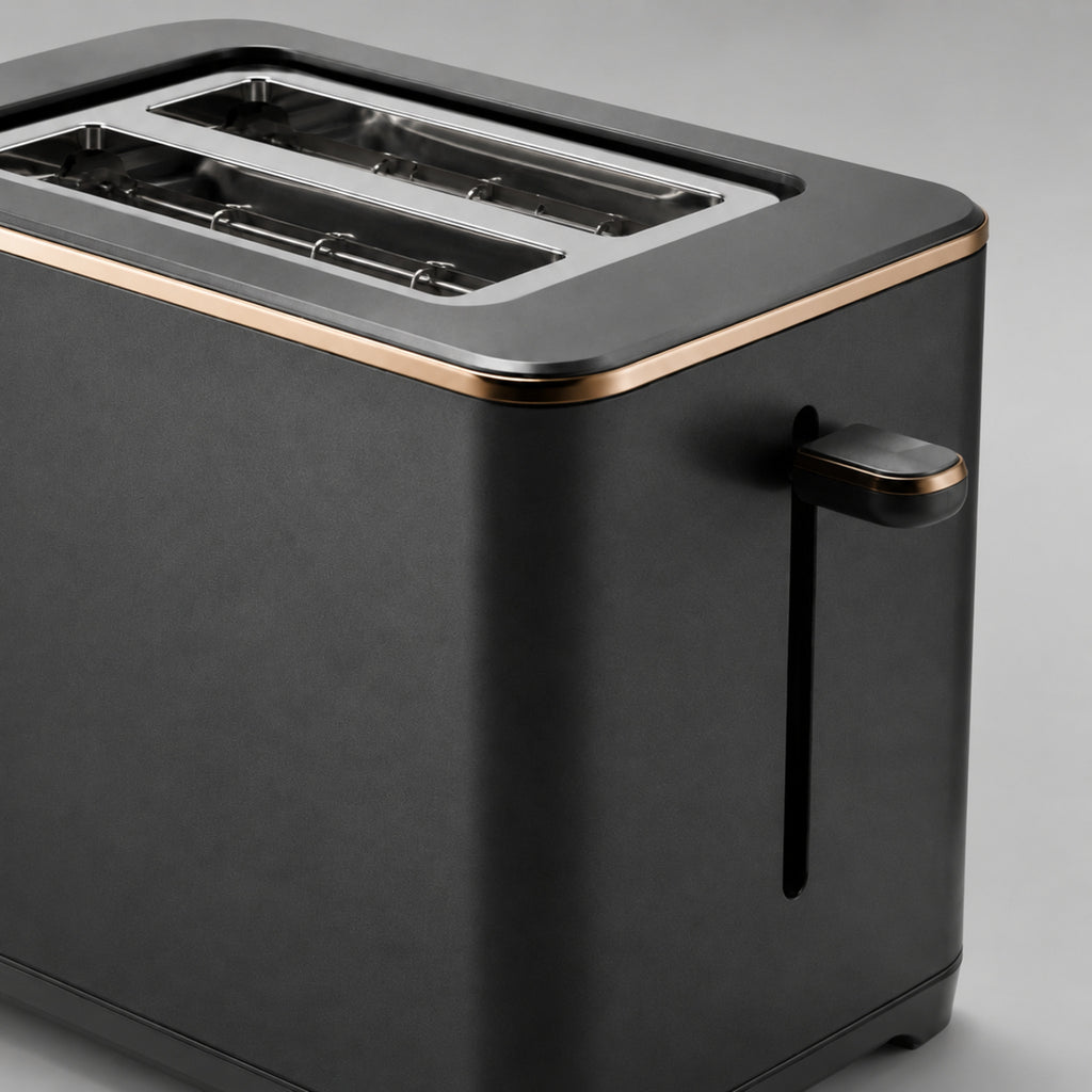Grille-pain Vanta 2 fentes – Toaster noir graphite premium