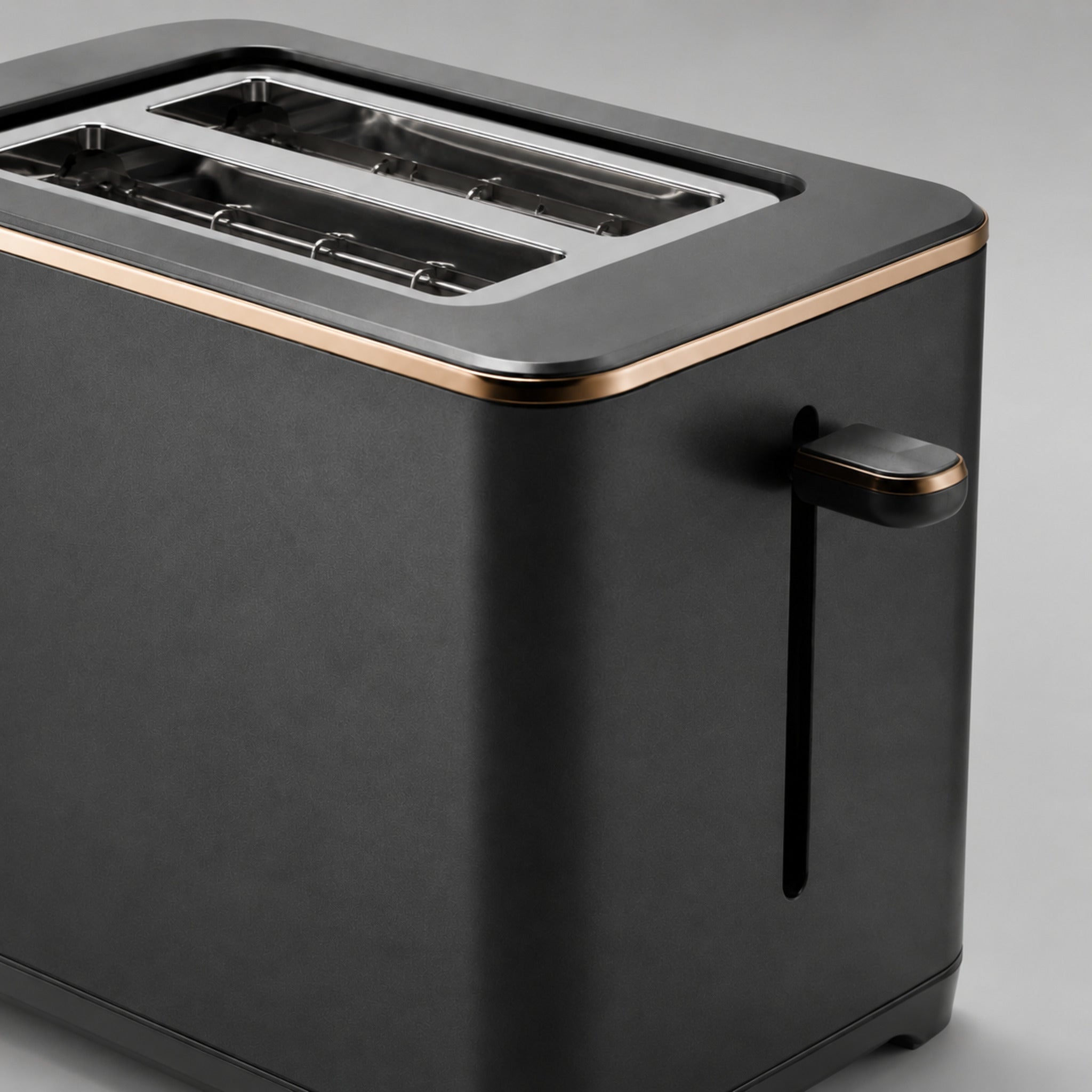 Grille-pain Vanta 2 fentes – Toaster noir graphite premium