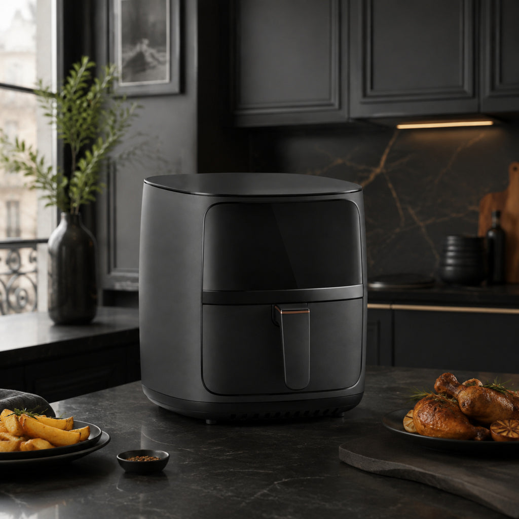 Friteuse à air chaud Cendre – Air fryer compact noir